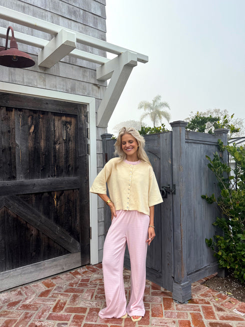 Coastal Cardigan // Butter Yellow